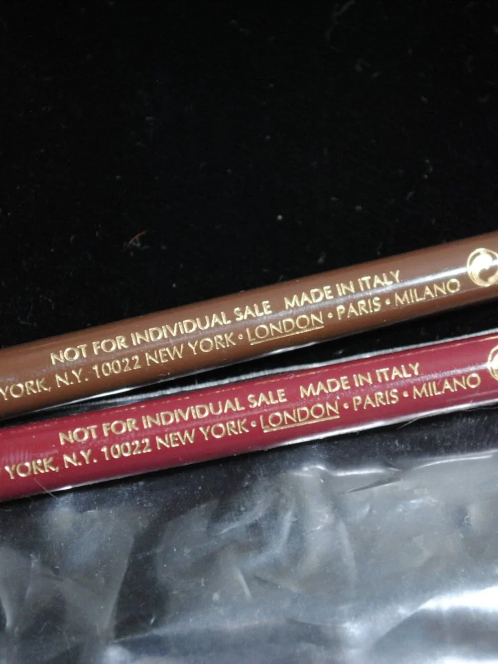 Set of 2 Vintage Estee Lauder Lip Defining Pencils 2 Wineberry & 13 Brown Velvet